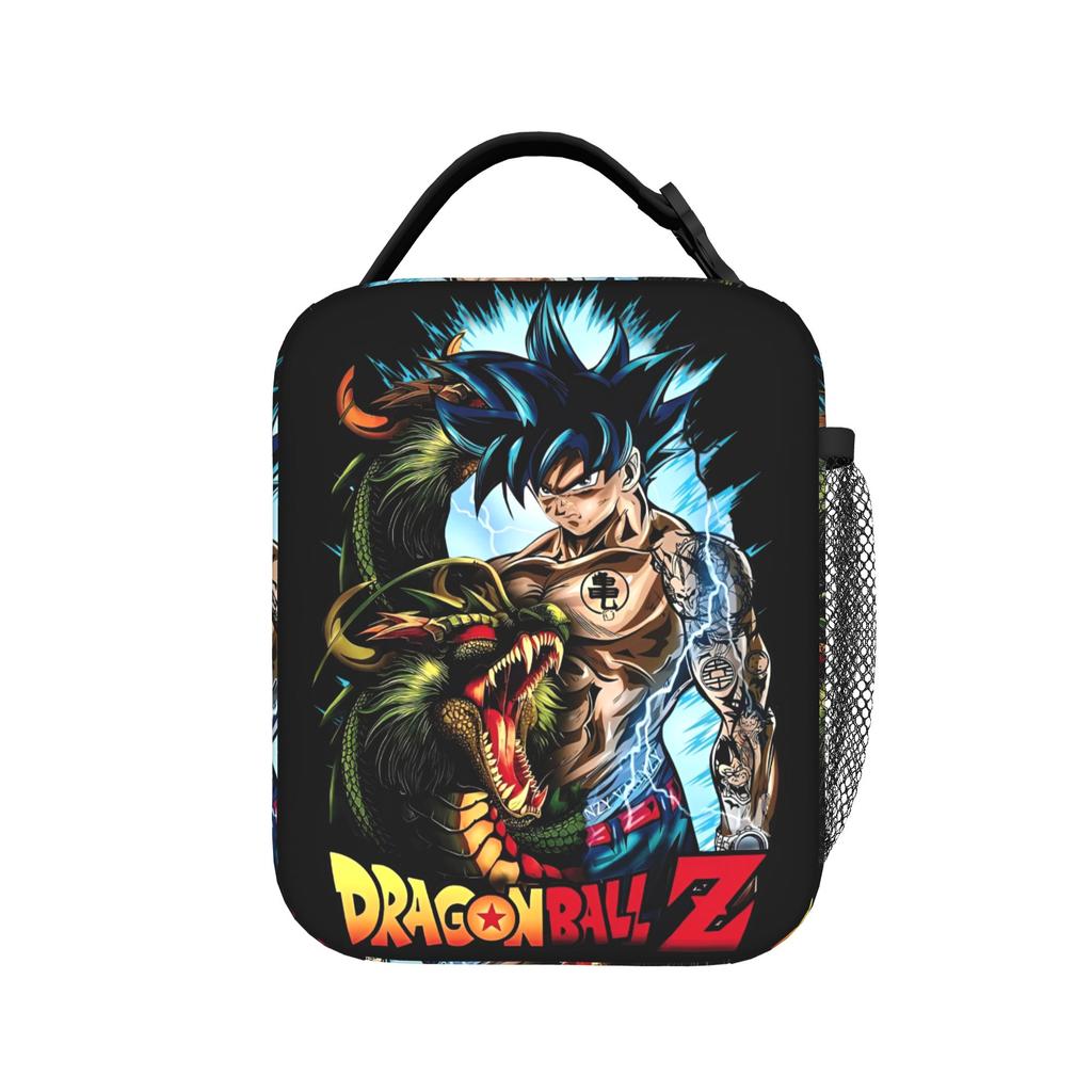 DBZ Beerus CATS Insulated Lunch Bag Portable Meal Container Thermal Bag Tote Lunch Box Work Outdoor Bento Pouch