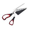 Yousheng Pizza Scissors, Non-Stick Pizza Scissors with Firm Grip Base, Food Grade Stainless Steel Pizza Cutter, Multifunctional Food Slicer & Pizza