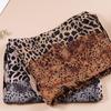 Mote Leopardmønster Chiffonskjerf Mykt Elegant Sjal Silkeskjerf Vintage Langt Chiffonsjal Skjerf Kvinner