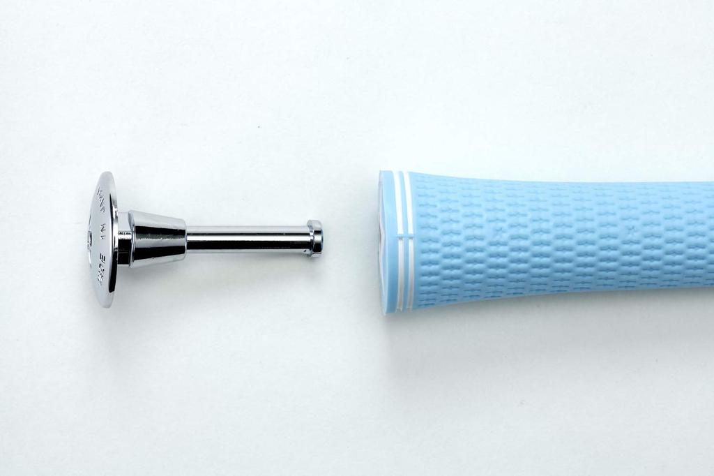 Elitegrips Golfové gripy S40 perleťově světle modré se zadní linií 7dílná sada, modrá,