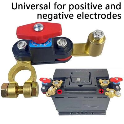 12V-24V Automobilio Akumuliatoriaus Atjungimo Jungiklis Automobilio Dvigubos Pusės Sukimas Apsaugantis nuo Nutekėjimo Jungiklis Izoliatorius Dvipusė Jungtis Automobiliams Sunkvežimiams