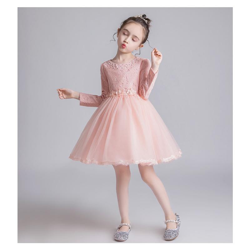 Girls Princess Tulle Formal Party Dress For Big And Little Kids Children