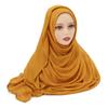 Muslim Modal Hijab Rayon Cotton Shawls For Women Plain Scarf Big Size Headscarf Islamic Turban Headband 190*85cm