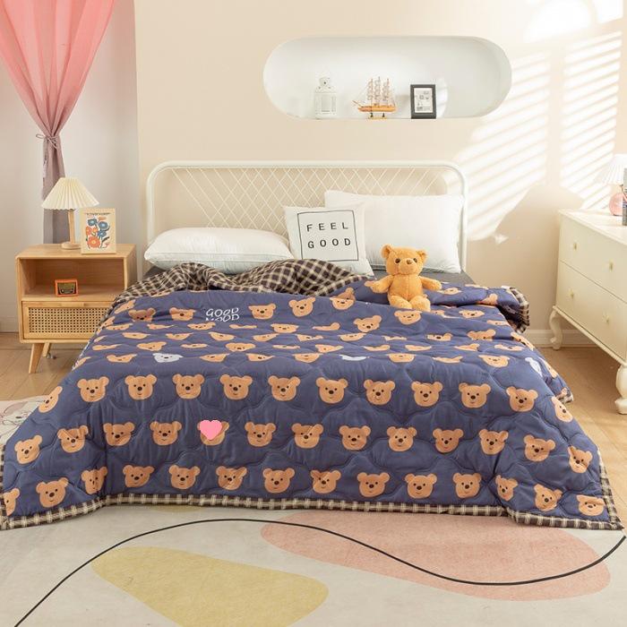 2025 Aloe Cotton Antibacterial Summer Quilt - Breathable, Silky Cool & Machine Washable