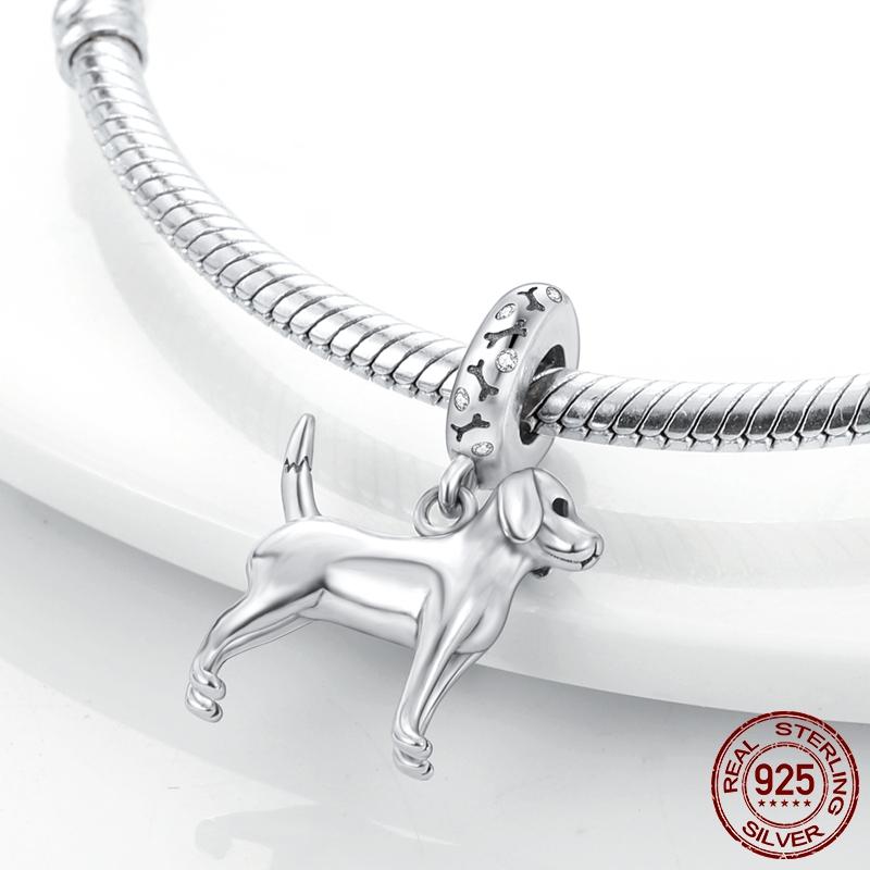 Summer Animal Friends Octopus Dog Starfish Charms Fit Bracelets Necklace Beads Original Copper Women Jewelry Making