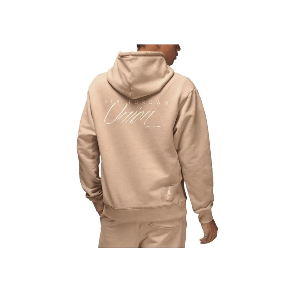 Jordan X Union Collaboration 23SS Printed Fleece Pullover Hoodie Unisex Hoodies Light-Pink DV7334-296