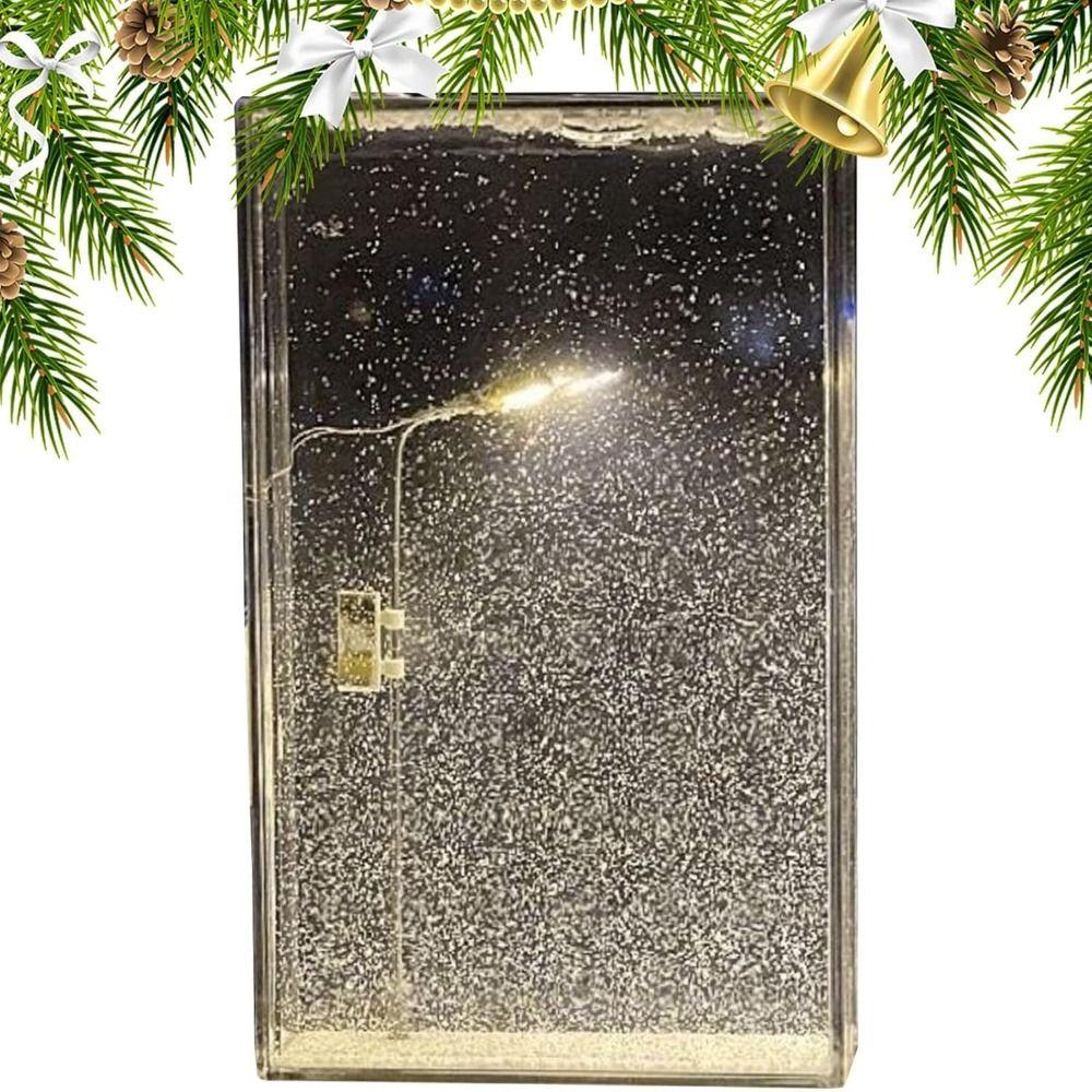 

DIY Матеріали Вуличний ліхтар Сніжна ніч Різдвяний декор Сніговий пейзаж Нічне світло