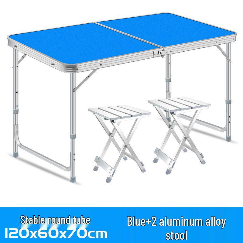 Portable Outdoor Folding Table & Chairs for Street Vendors and Camping