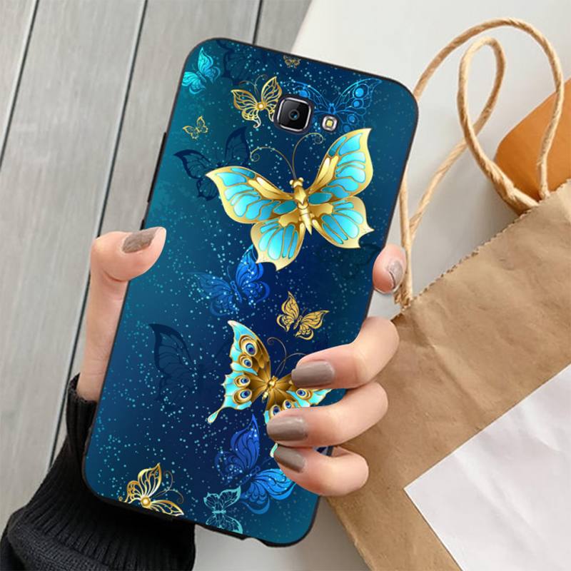 Cute Colorful Butterfly Phone Case for Samsung S20 lite S21 S10 S9 plus for Redmi Note8 9pro for Huawei Y6 cover