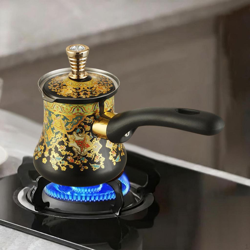 Coffee Pot Butter Milk Warmer Jug Chocolate Melting Teapot for Home Restaurant