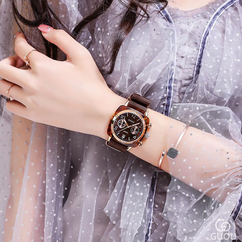 Women's Large Dial Watch Women's Waterproof Fashion Trend New Fashion Watch Watch
