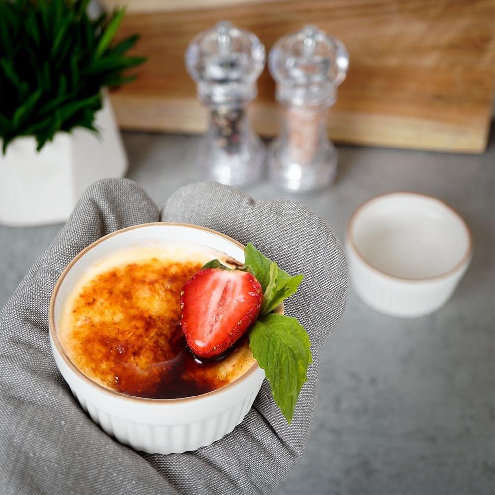 2x Ovenproof Baking Dish, Bowl, Ramekin, Porcelain, 170ml