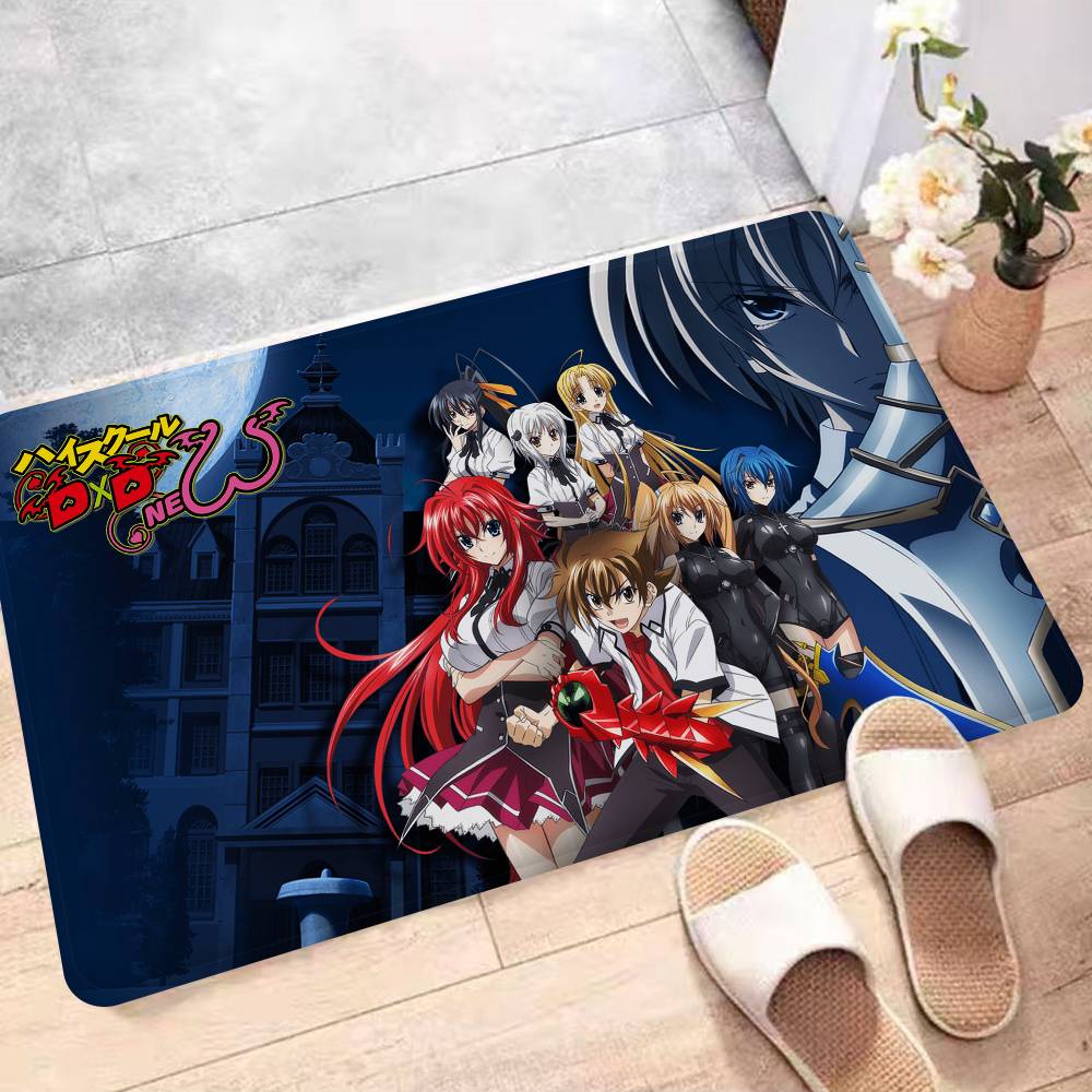 Anime High School DxD Entrance Door Mat Nordic Style Home Doormat Bathroom-Toilet Mats Bedroom Hotel Decor Mat