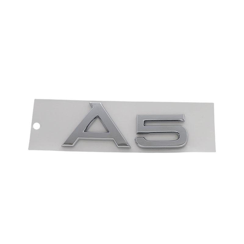 3D Premium A1 A2 A3 A4 A5 A6 A7 A8 Letters for Car Styling Accessories Car Engine Hood Fender Trunk Tail Rear Decal Emblem Badge Sticker