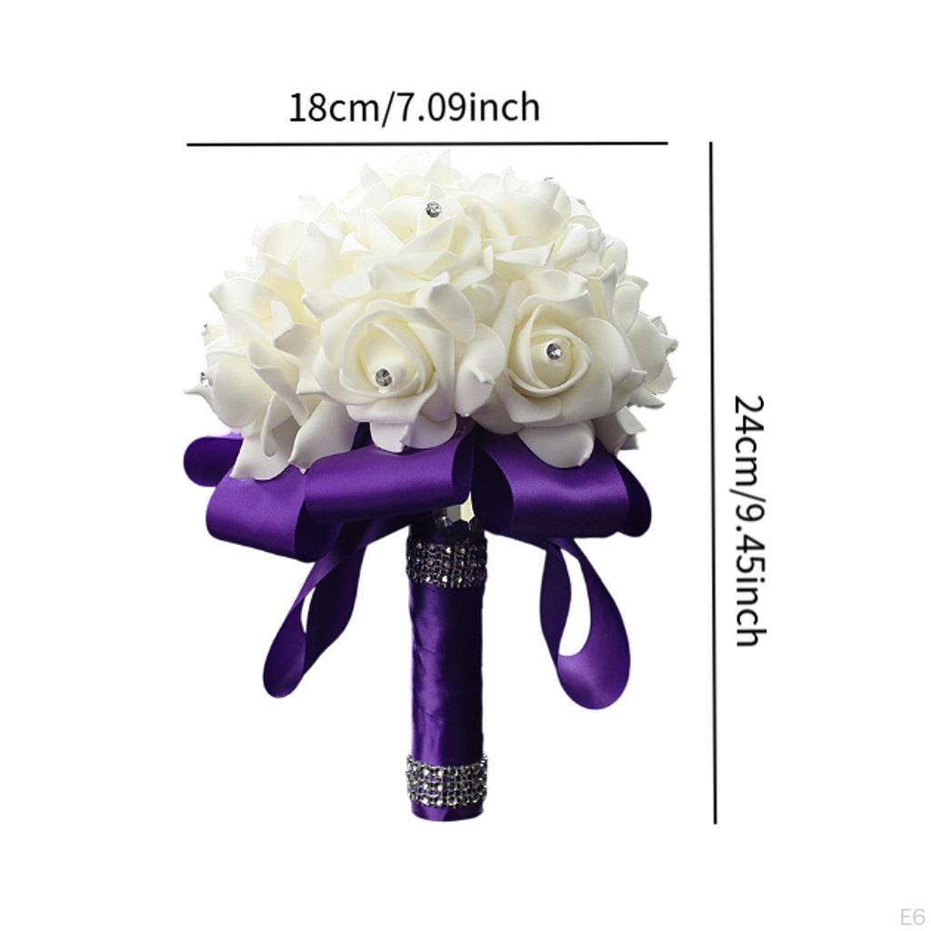 Artificial Flower Arrangement for Bride Wedding Bouquets Tossing Bouquet Events