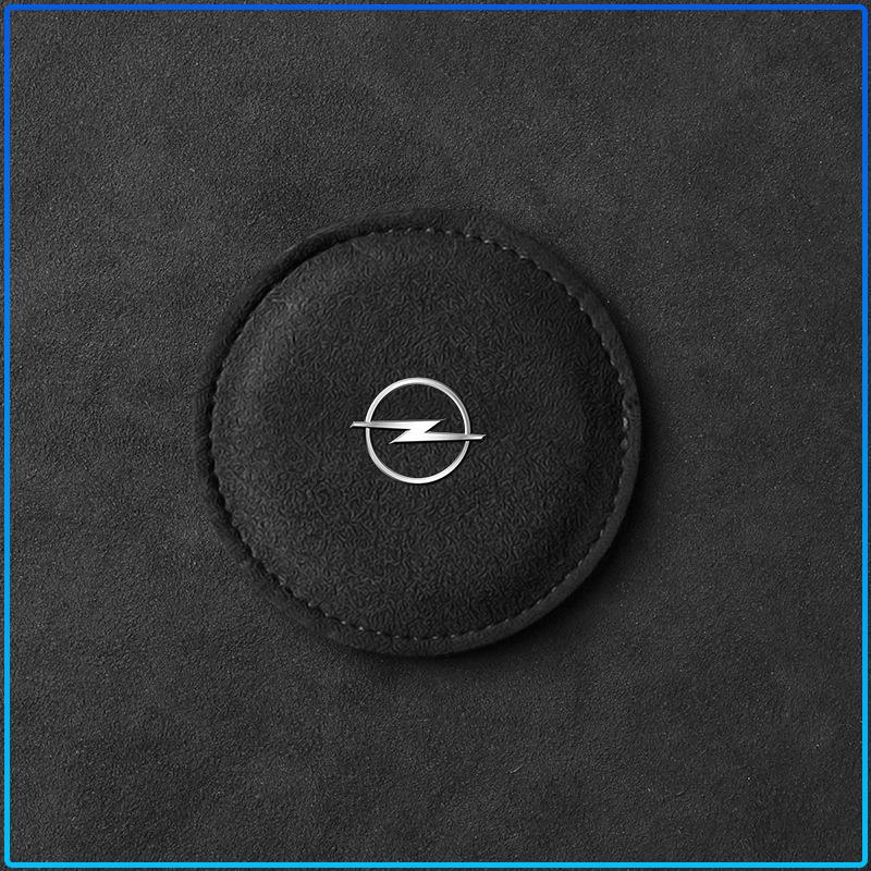 Auto Logo Door Slot Pad Cup Holder Mats Car Accessories Leather Nonslip For Opel Astra C G H Insignia J K Zafira B Corsa Vectra C Corsa C