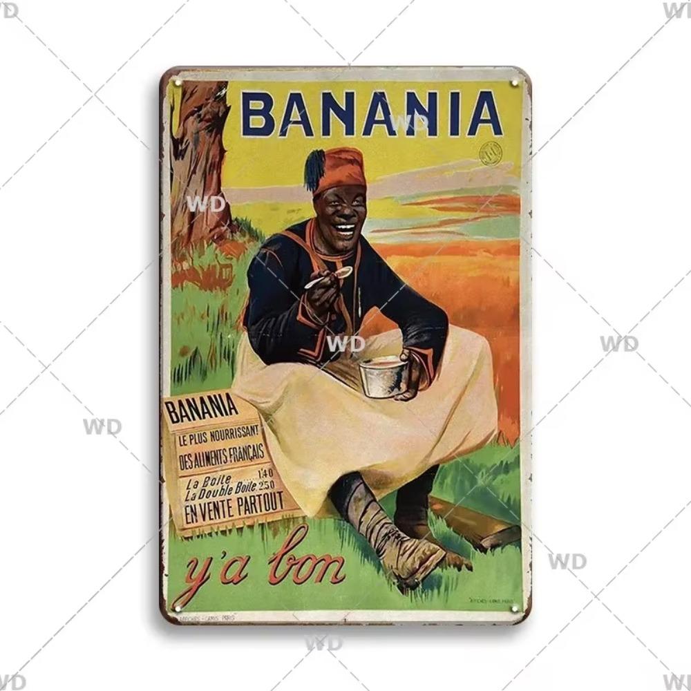 Chocolat Hot Drink Metal Poster Vintage Art Plate Signs Wall Deco Tin Sign Print Plaques Exquisite Crafts Decor Piece