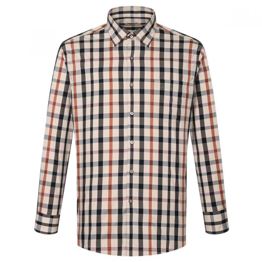 Daks Cotton Blend Stretch House Check Regular Fit Shirt Dmp1shcl141i1