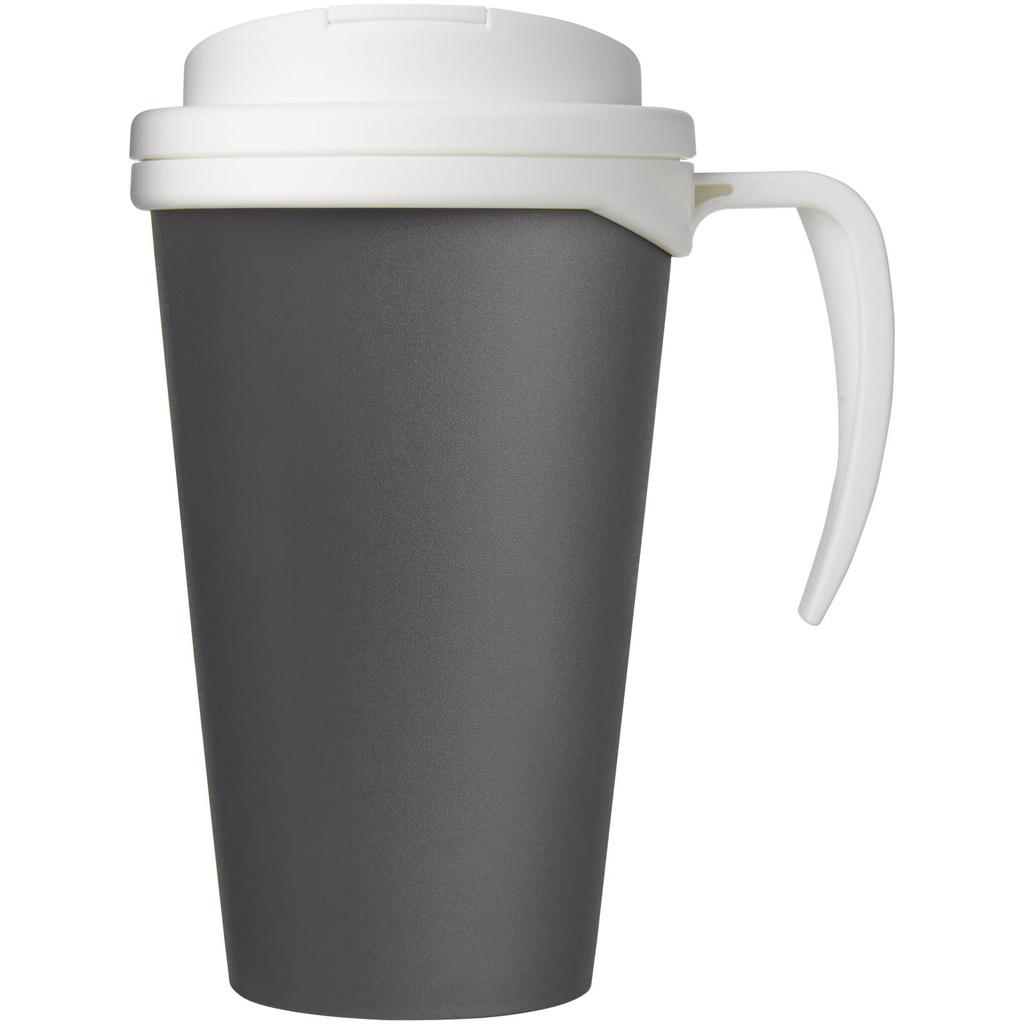 Americano "Grande" 350 ml mug with spill-proof lid Gray