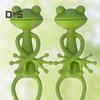 1 szt./2 szt. Zielone żaby stojaki na rośliny winorośli klipsy podtrzymujące rośliny sukulenty uchwyt na rośliny żaba wsparcie na balkon dom doniczka wystrój