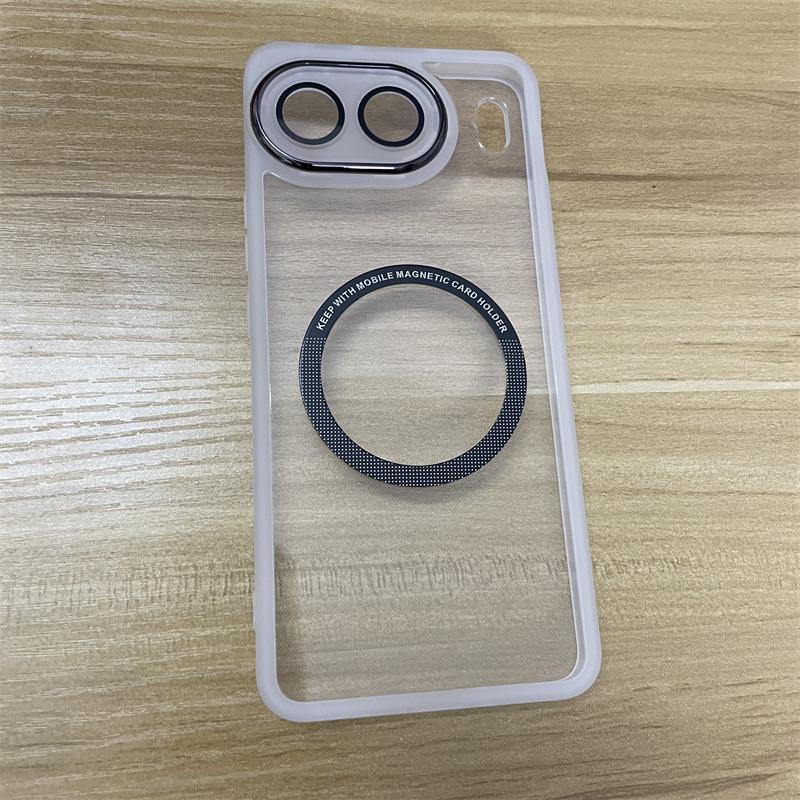 Magnetic Case For OnePlus Nord 4 Case Soft Silicone Transparent For MagSafe Cover For One Plus Nord4 5G Camera Protection Shell