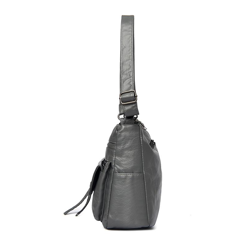 Women's Shoulder Bag Middle-aged Mom Bag Multi-pocket Shoulder Bag Lightweight Crossbody Bag
