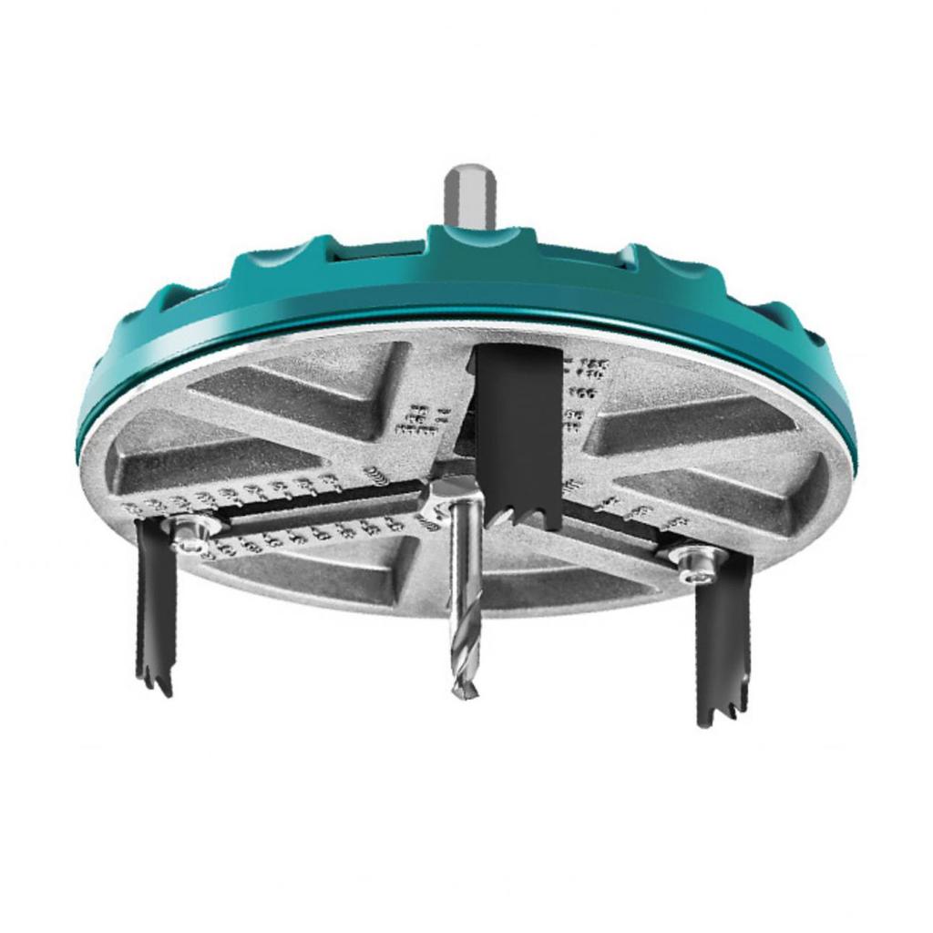 Adjustable Hole Saw Kit with 12 Blades Round Hole Opener Tool for Woodworking 1.8?5in Punching