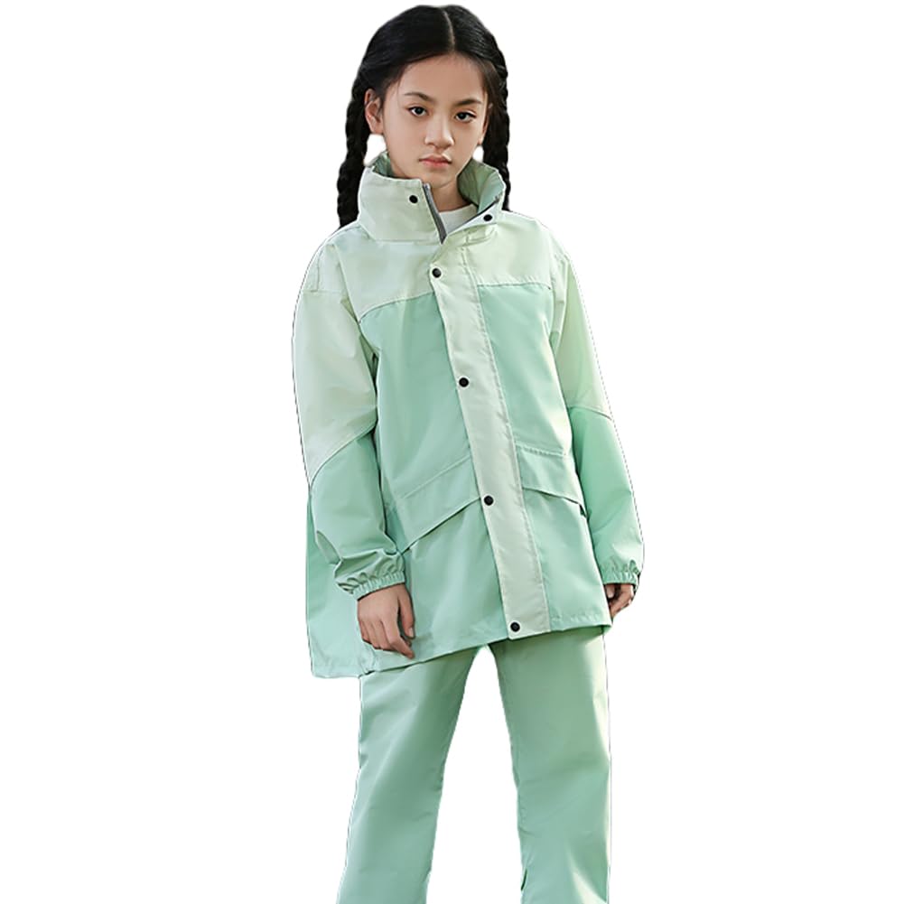 

Дождевик для верха и низа, непромокаемый, для школы, дождливого сезона, экскурсий [LJZM] Детский, Раздельный, Детский костюм, Сумки, Снаряжение, Дождевик,