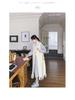 Women's Spring 2025 Playful Two-Piece: Colorful Button Shirt Dress & Tassel Knit Vest Suit