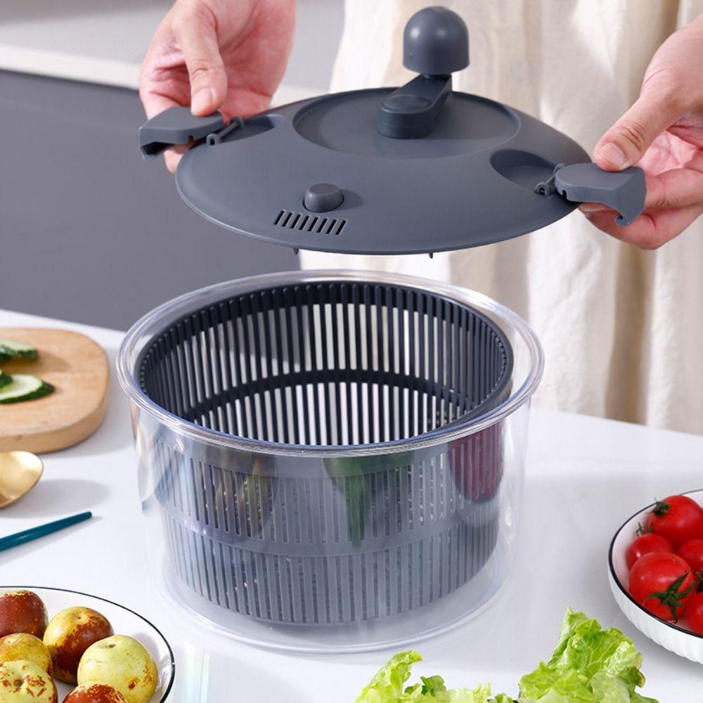 Manual Multi-functional Vegetable Dehydrator Set with Slicer Salad Spinner Vegetable Slicer Fruit