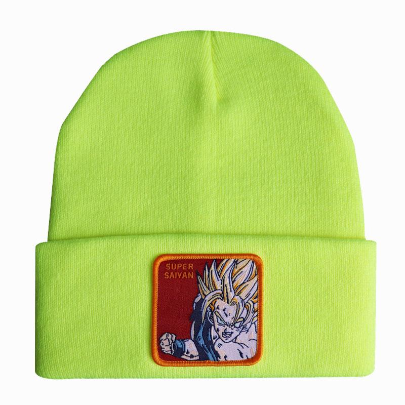 Anime Dragon Ball Son Goku Super Saiyan SUPER SAIYAN Knitted Hat, Woolen Hat, Ski Pullover Hat