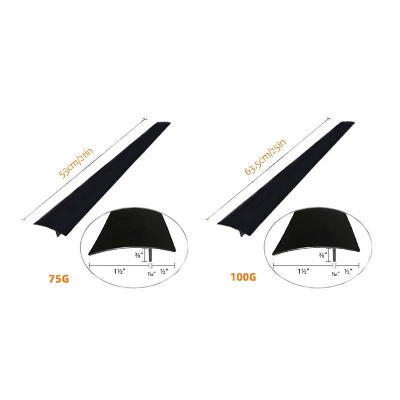 Silicone Kitchen Stove Counter for Gap Cover Long & Wide for Gap Filler Seals Spills Between Stovetops, Heat-Resistant (