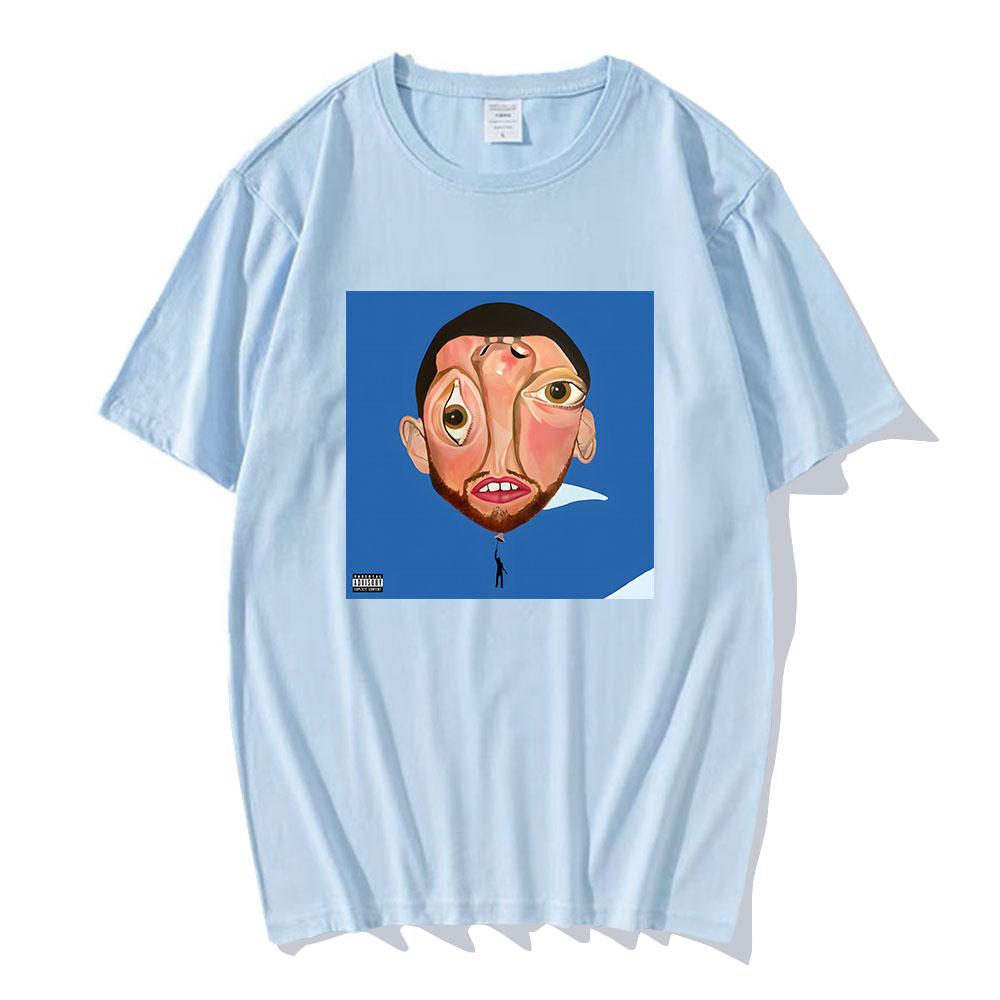 Macc Miller Balloonerism Album Printing T-shirt Short Sleeve Summer O-neck Tshirts 2025 New Fashion Graphic Tee-shirt Men Women