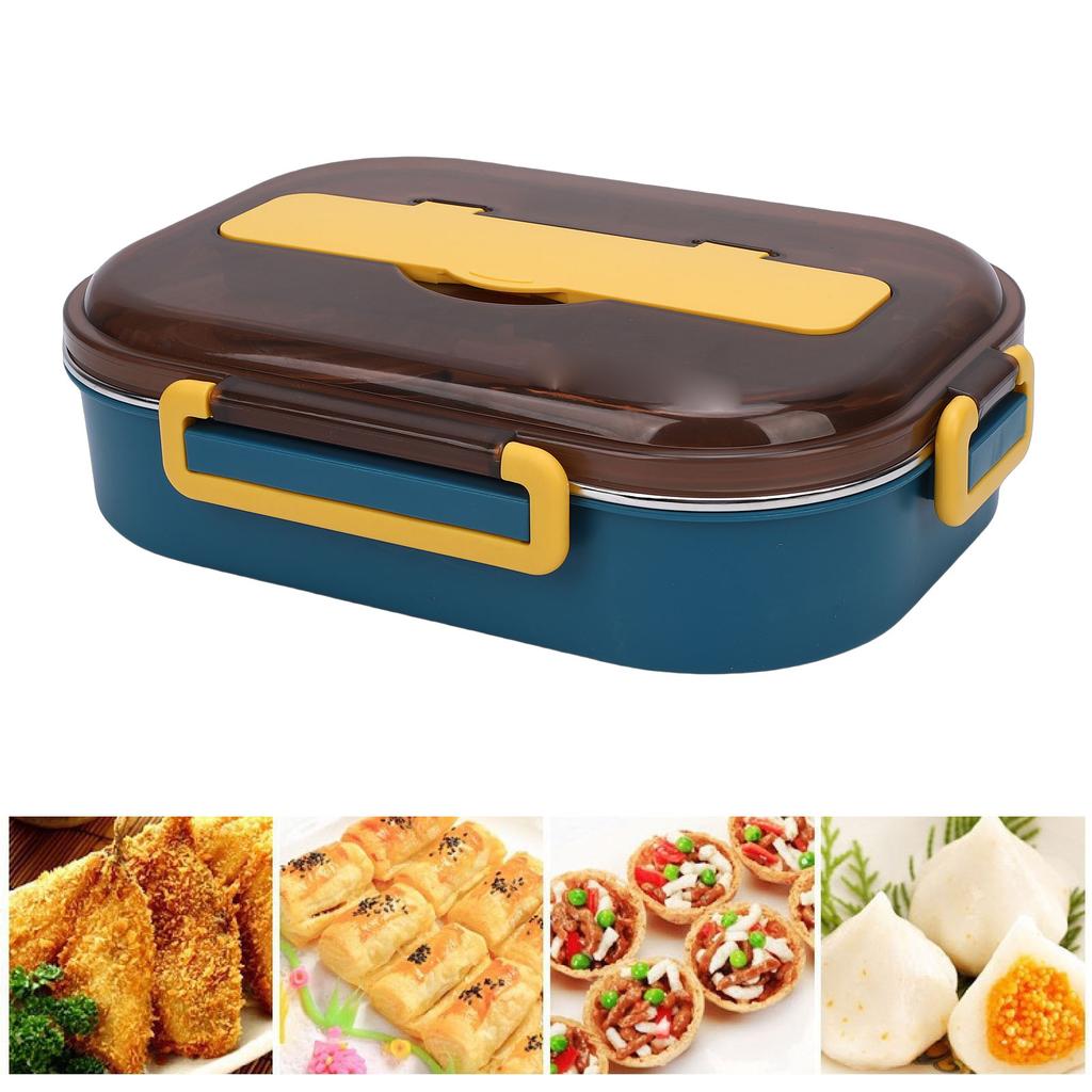 1.5L Lunch Box 4 Compartments 316 Stainless Steel   Box Leakproof   Container with Soup Bowl for   School Travel