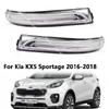 For Kia KX5 Sportage 2016-2018 Rearview Side Mirror Turn Signal Lamp Light LED Turn Indicating 87614D9000 87624D9000