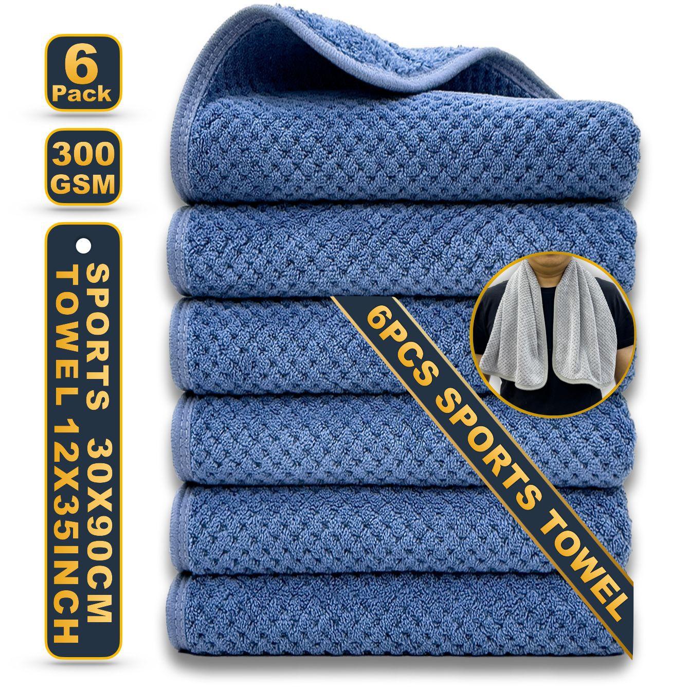Fitness Exercise Towel 30 * 90cm Elongated Jacquard