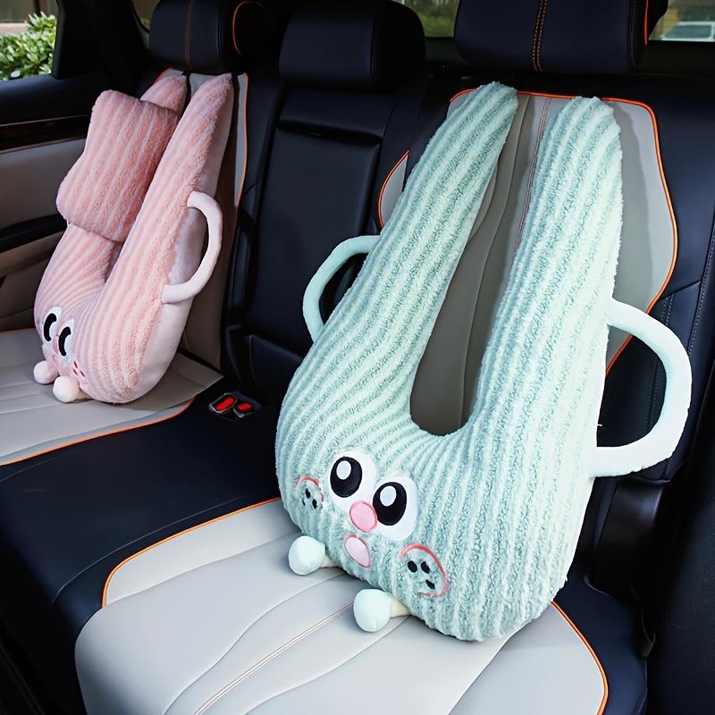 [Comfortable | Car] Comfortable Car Rear Seat Sleeping Pillow | Anti-Pinch,  Travel, Cute Shape, Comfortable Fabric
