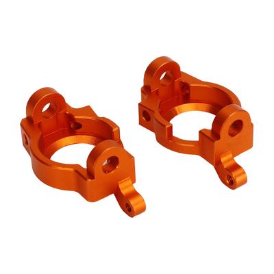2pcs Caster Blocks C Hub Aluminum Alloy Decorative Stable C Shaped Hub Carrier for ZD Racing DBX 10 RC Off Road Vehicle