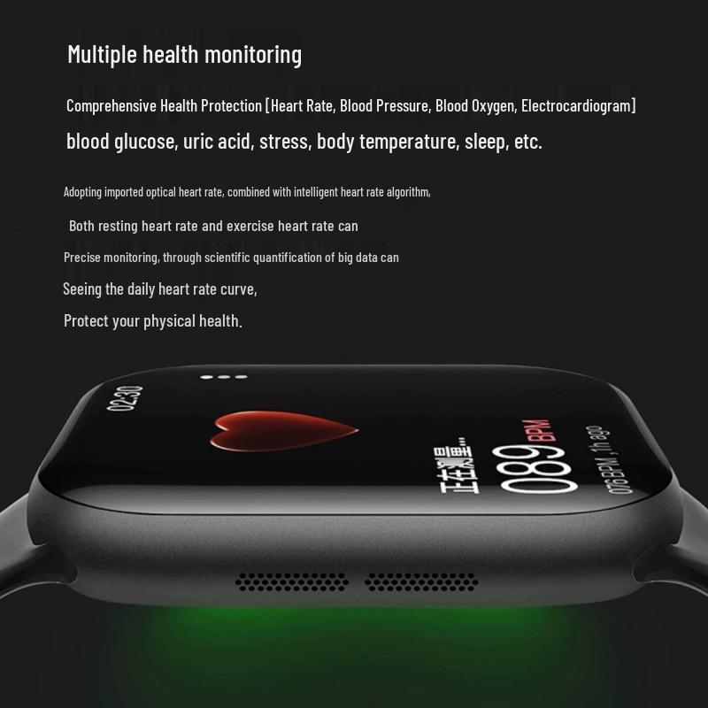 Smartwatch S10: Bluetooth Call, SMS Reminder, Pedometer, Alarm, Heart Rate & Blood Pressure Monitor