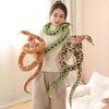 2026 Giant Boa Constrictor Realistic Plush Toy, 80 inches, Lifelike Gift for Kids, Party Prank Prop
