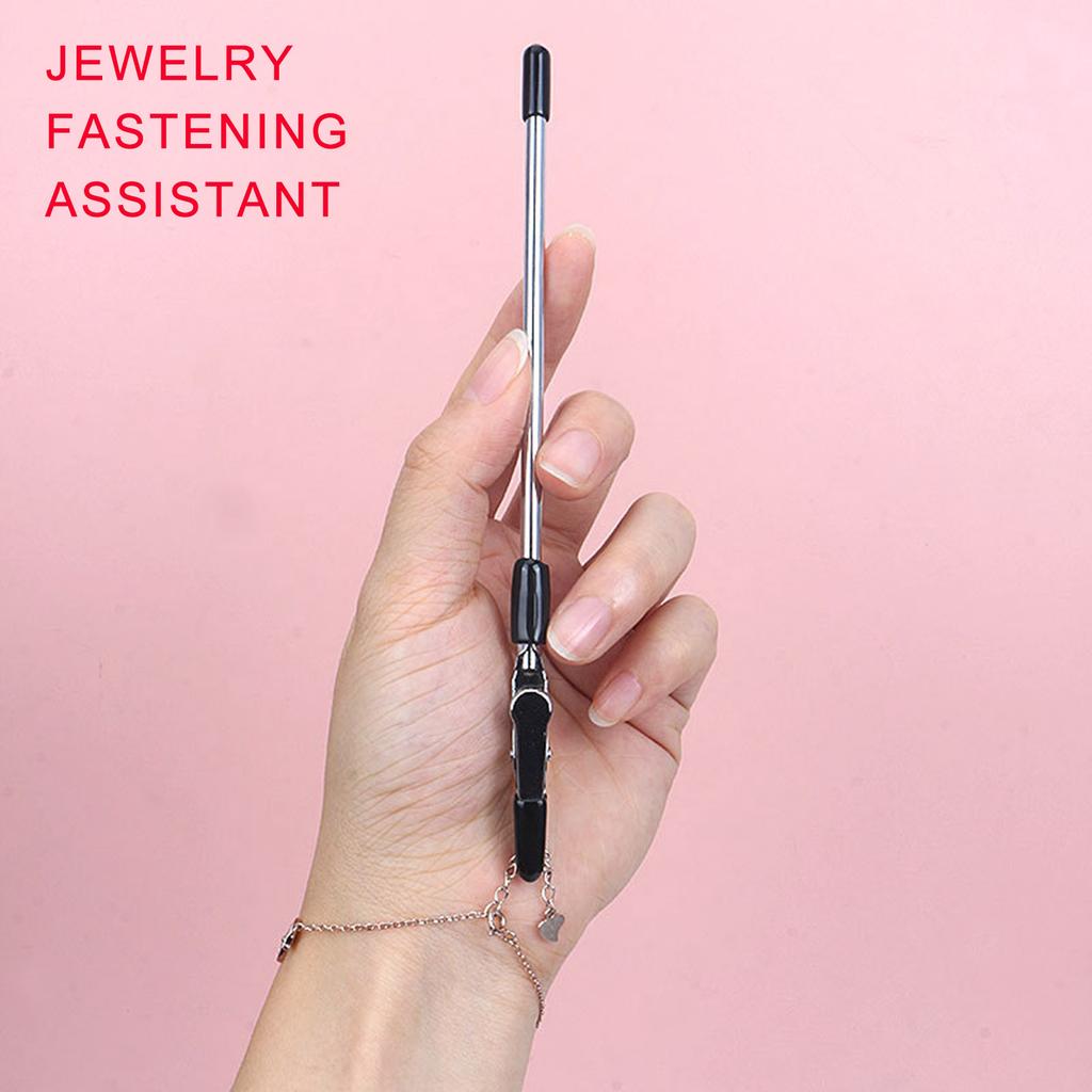 Practical Jewelry Hooking Equipment Multiunctional Bracelet Helper Jewelry Clasp Fastener for Easy Application