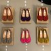 2025 Spring and Autumn New Fashion Versatile Sub-toe French Niche Pig's Trotters Velvet Shoes Children Sub-thumb Sheep's Feet