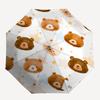 1pc Cute Bear Pattern Umbrella with Plastic Handle,Suitable for All Seasons UmbrellaPT576