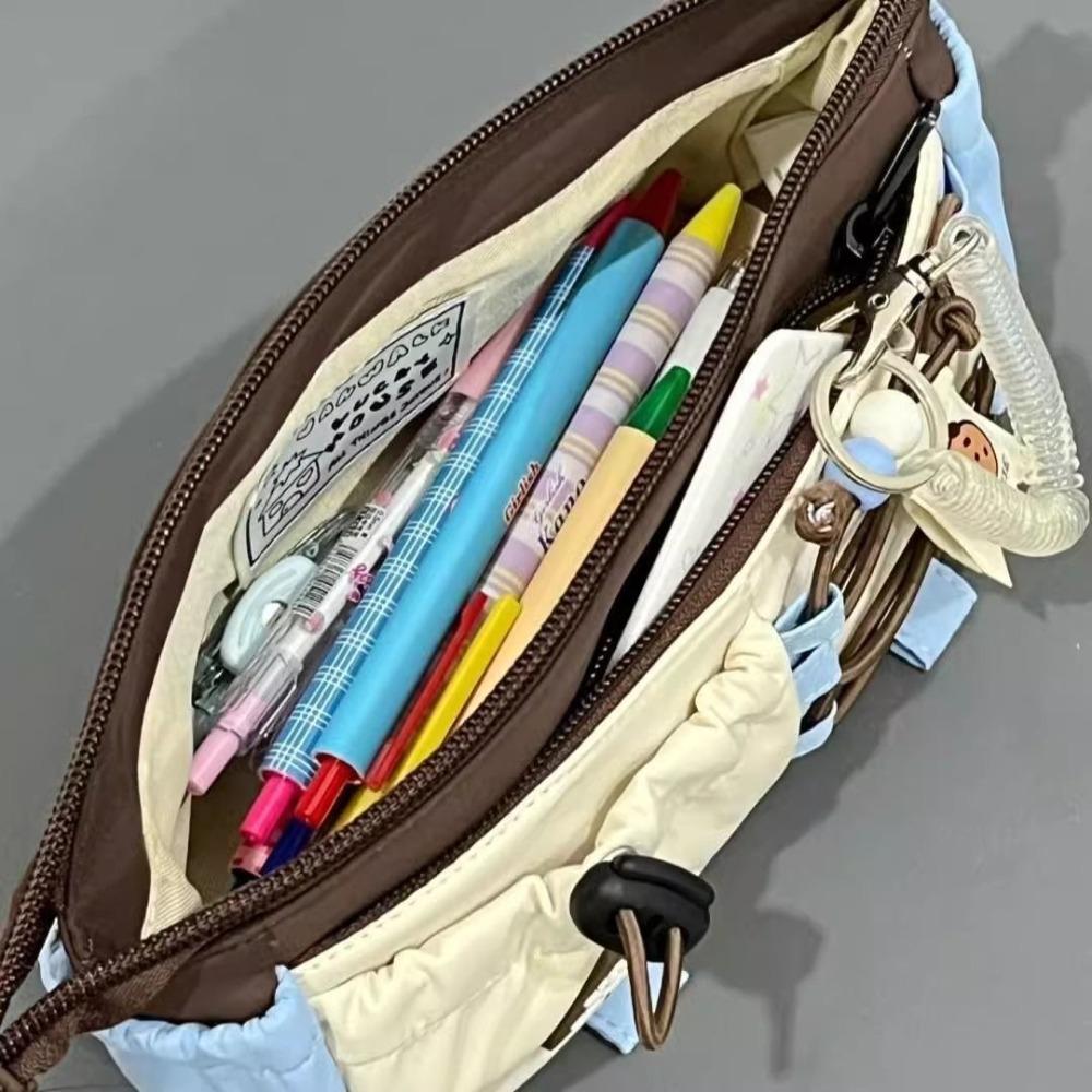 Office Supplies Stationery Case Adjustable Pencil Pouch Personality Pen Bag  Signature