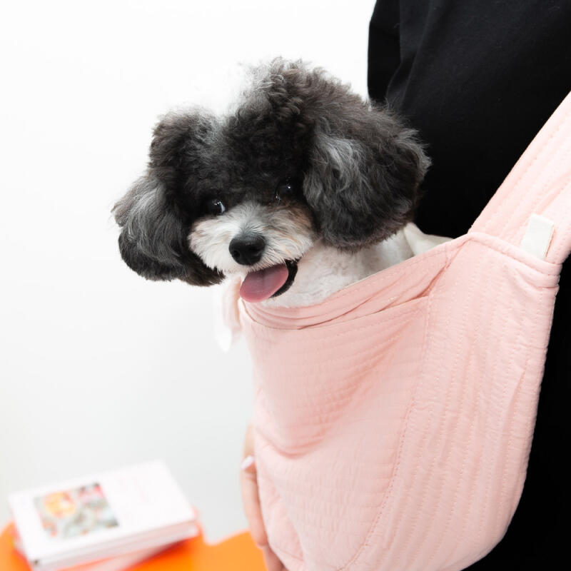 

Horn City Puppy Slingback Pouch M pink