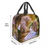 Glinda Elphaba Wicked For Good Thermal Insulated Lunch Bags for Travel Portable Food Bag Container Cooler Thermal Lunch Boxes