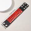 Punk Hip-Hop Three Rows Of Square Rivets Pu Leather Big Wide Bracelet For Male Female Buckle Wristband Vintage Jewelry