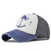 Spring and Autumn Couples Hats Cotton Baseball Hats for Men and Women Made Used Anchor Sun Hats Women Beach Gift Boating Yacht