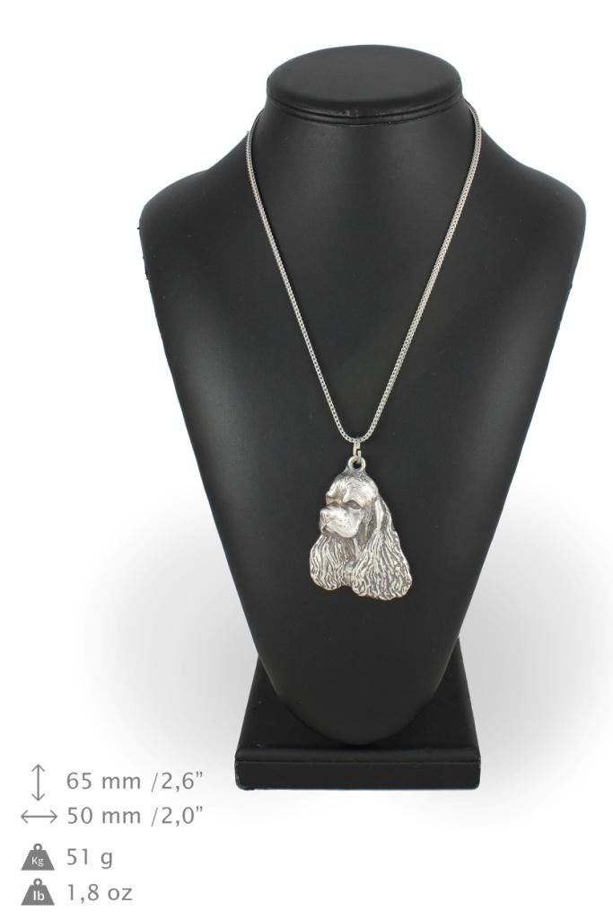 Clumber Spaniel – Necklace with a dog, dog pendant on a silver chain | Art-Dog
