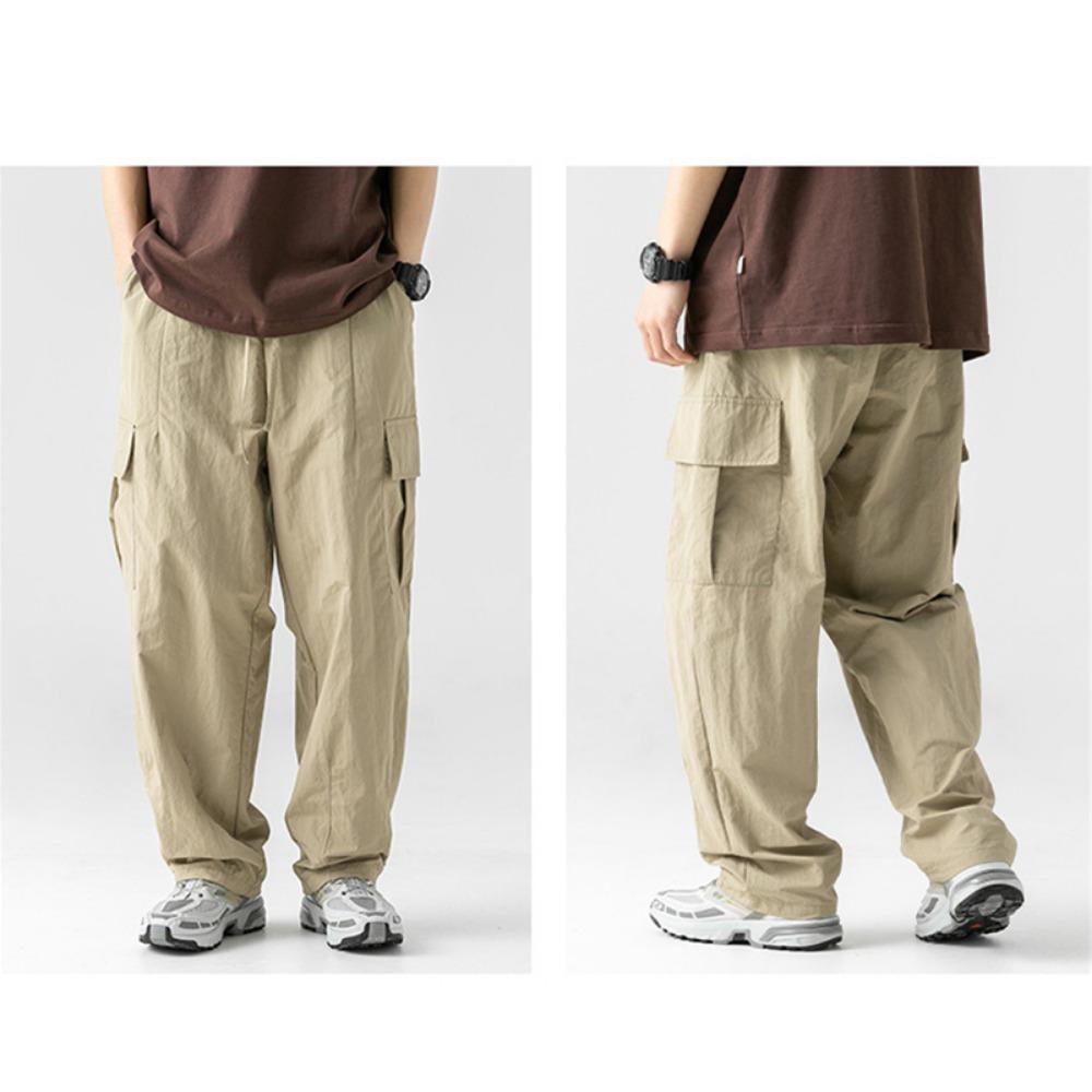 Водоотталкивающие функциональные функциональные брюки с текстурой микро морщин для мужчин — фото 19